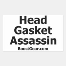 Head Gasket Assassin Sticker by BoostGear.com