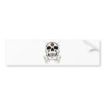 Head geblümt 2 bumper sticker