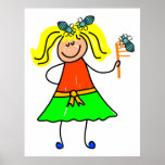 Head Lice Kid Poster