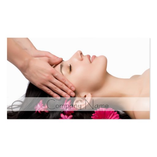 Head Massage / Beauty Salon Business Card