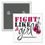 Head Neck Cancer Awareness Fight Like a Girl buttons