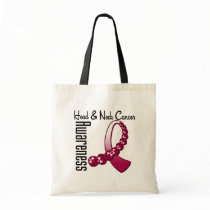 Head Neck Cancer Awareness Gemstone Ribbon bags