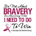 Head Neck Cancer Bravery t-shirts by cancerapparel Head Neck Cancer Bravery t-shirts