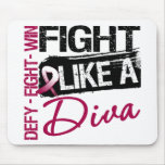 Head Neck Cancer - Fight Like a Diva mousepads