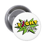 Head Neck Cancer Fight Like A Girl POW! buttons