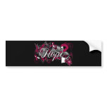 Head Neck Cancer Hope Garden Ribbon bumper stickers
