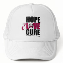 Head & Neck Cancer Hope Love Cure hats by giftsforawareness Head & Neck Cancer Hope Love Cure hats