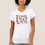 Head Neck Cancer Never Give Up Hope Butterfly 4.1 T-shirt