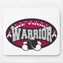 Head Neck Cancer One Tough Warrior Mouse Pad