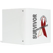 HEAD NECK CANCER Survivor 1 Vinyl Binder