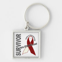 HEAD NECK CANCER Survivor 1 Key Chains