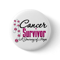 Head Neck Cancer Survivor Awareness Journey Ribbon buttons