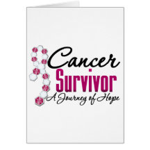 Head Neck Cancer Survivor Awareness Journey Ribbon Greeting Cards