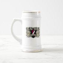 Head Neck Cancer Survivor Mens Heraldry Mugs
