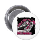 Head Neck Cancer Walk For A Cure Shoes Pinback Buttons