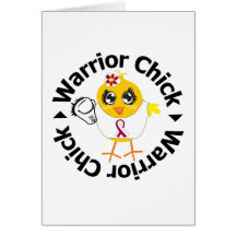 Head Neck Cancer Warrior Chick Cards