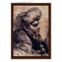 Head Of A Bearded Oriental Cards