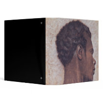 Head of a Negro Vinyl Binder