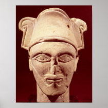 Head of a Semite chief with Egyptian influence Print