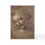 Head of a Young Woman with Tousled Hair or, Leda Greeting Cards