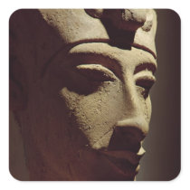 Head of Amenophis IV Square Stickers
