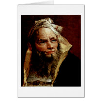Head Of An Oriental By Giovanni Battista Tiepolo Cards