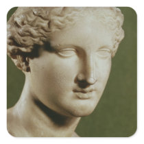 Head of Artemis Square Sticker