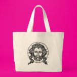 Head of Christ Canvas Bags