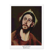 Head Of Christ By El Greco Postcard
