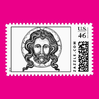 Head of Christ Stamp Zazzle_stamp