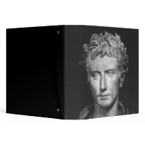 Head of Emperor Augustus Vinyl Binder