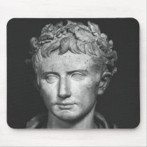 Head of Emperor Augustus Mousepad