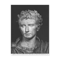 Head of Emperor Augustus Post Cards