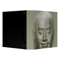 Head of King Jayavarman VII Vinyl Binders