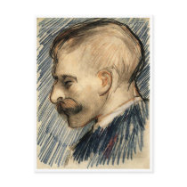 Head of Man (Theo?), Vincent van Gogh postcards by masterpiecesofart Head of Man (Theo?), Vincent van Gogh postcards