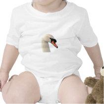 Head of Mute Swan t-shirts by closer2nature Head of Mute Swan t-shirts