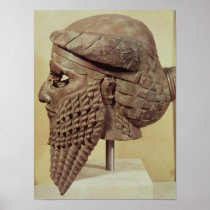 Head of Sargon I  2400-2200 BC Print