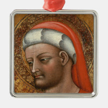 Head of St. Cosmas Ornaments