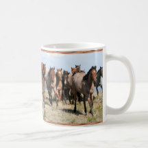 Head-On Herd of Horses Mug