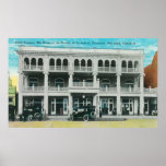 Head-On View of the Tremont HotelRed Bluff, CA posters