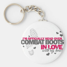 Head over Combat Boots Key Chain