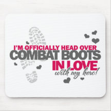 Head over Combat Boots Mousepad