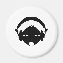 head phone refrigerator magnet