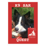 head-QUEST, KlassKids Search Team K9 Business Card