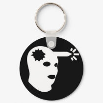 head shot keychains by Misfit94 head shot keychains