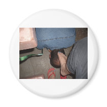 HEAD UNDER MY FEET FRIDGE MAGNETS