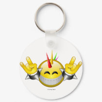 Headbanger keychains by smileycentral Headbanger keychains