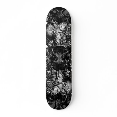 Headcount Skate Deck by danart_man