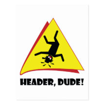 HEADER DUDE 1a Postcards