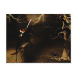 Headless horseman Halloween Postcard